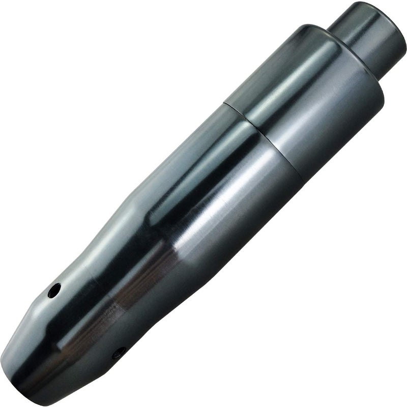 Lunsom Automatic Shift Knob Metal Car Shifting with Push Button Aluminum Alloy Shifter Lever Handle Long Stick Gear Head Fit Most Auto Transmission Vehicle (Titanium) - Image 1